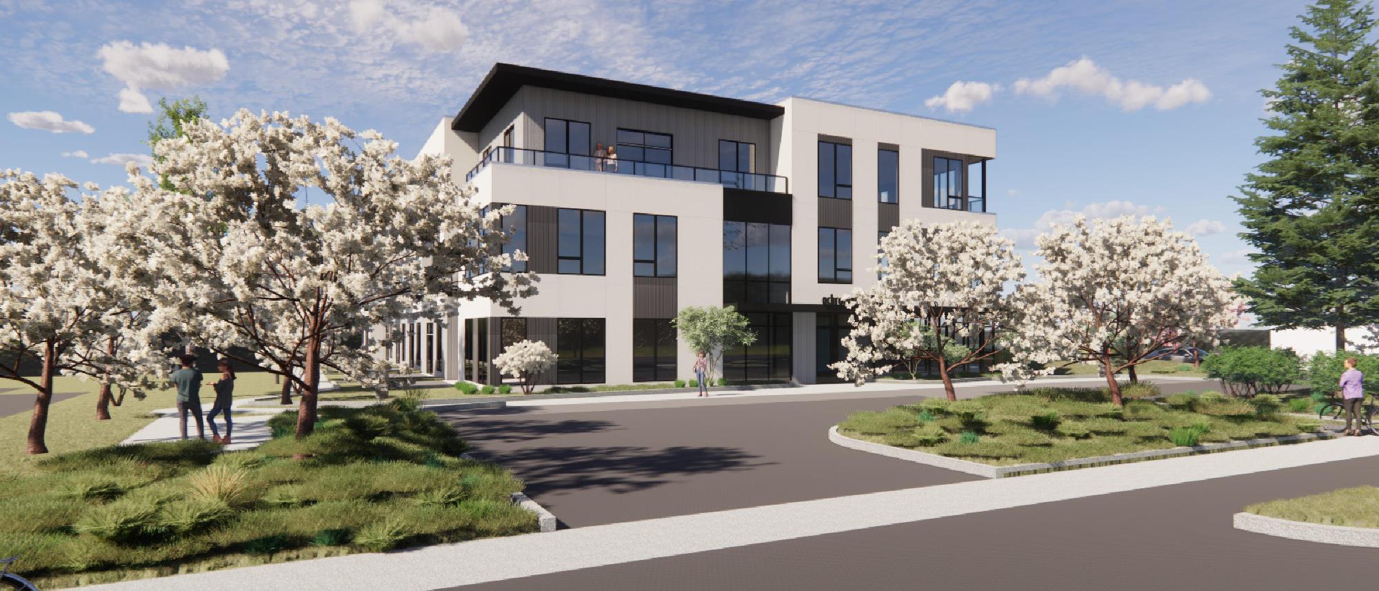 Rendering of Achromatic 6013 building