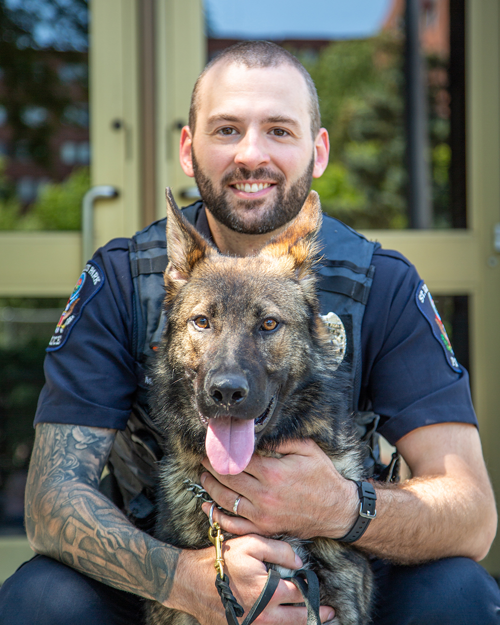 Officer McNeely and K9 Maverick